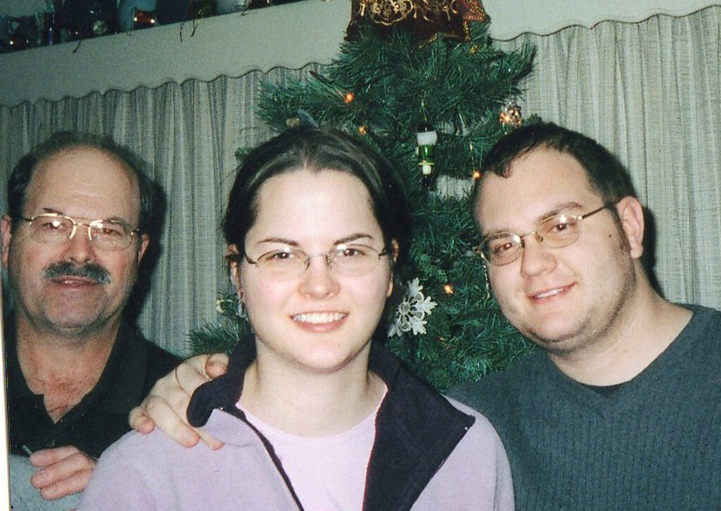 ’Last picture ever taken of me and Dad’